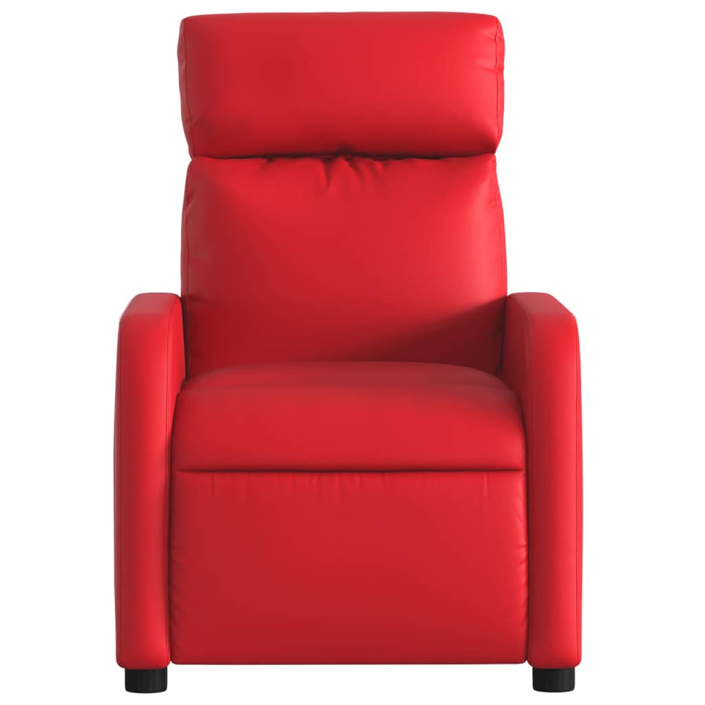 massage chair red imitation leather