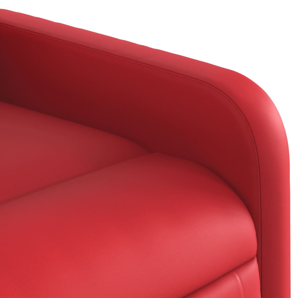 massage chair red imitation leather