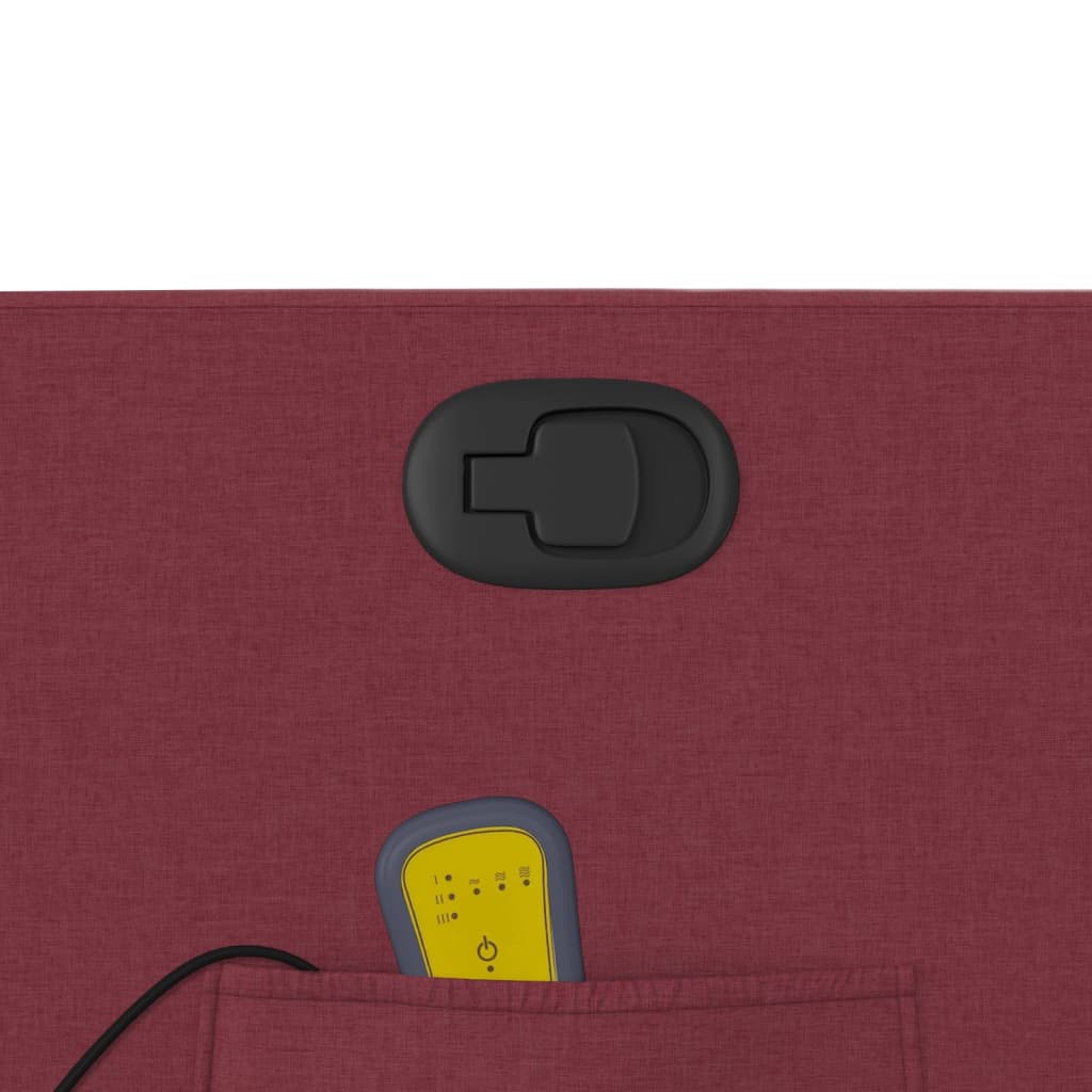 massage chair wine red fabric