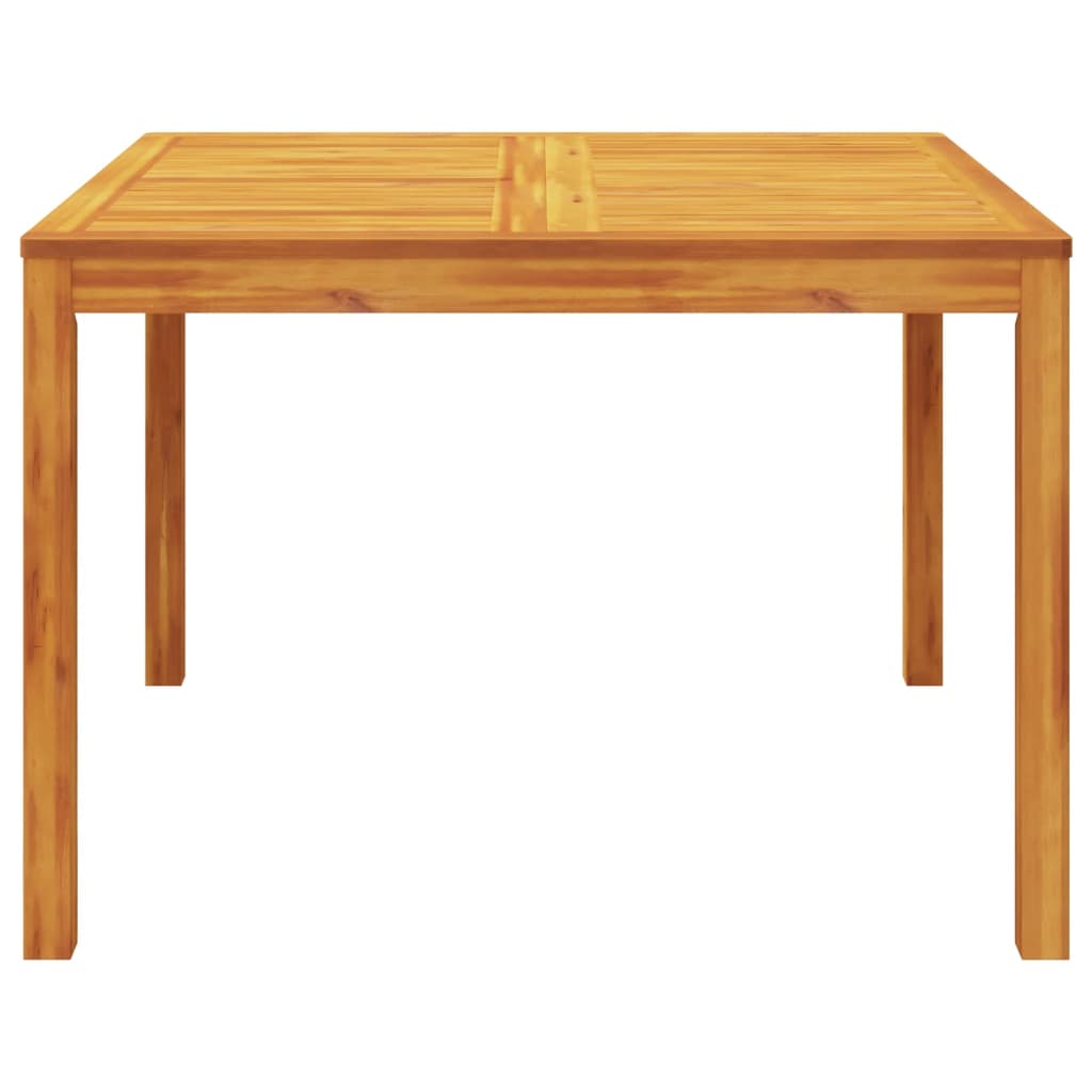 Garden dining table 110x110x75 cm solid acacia wood