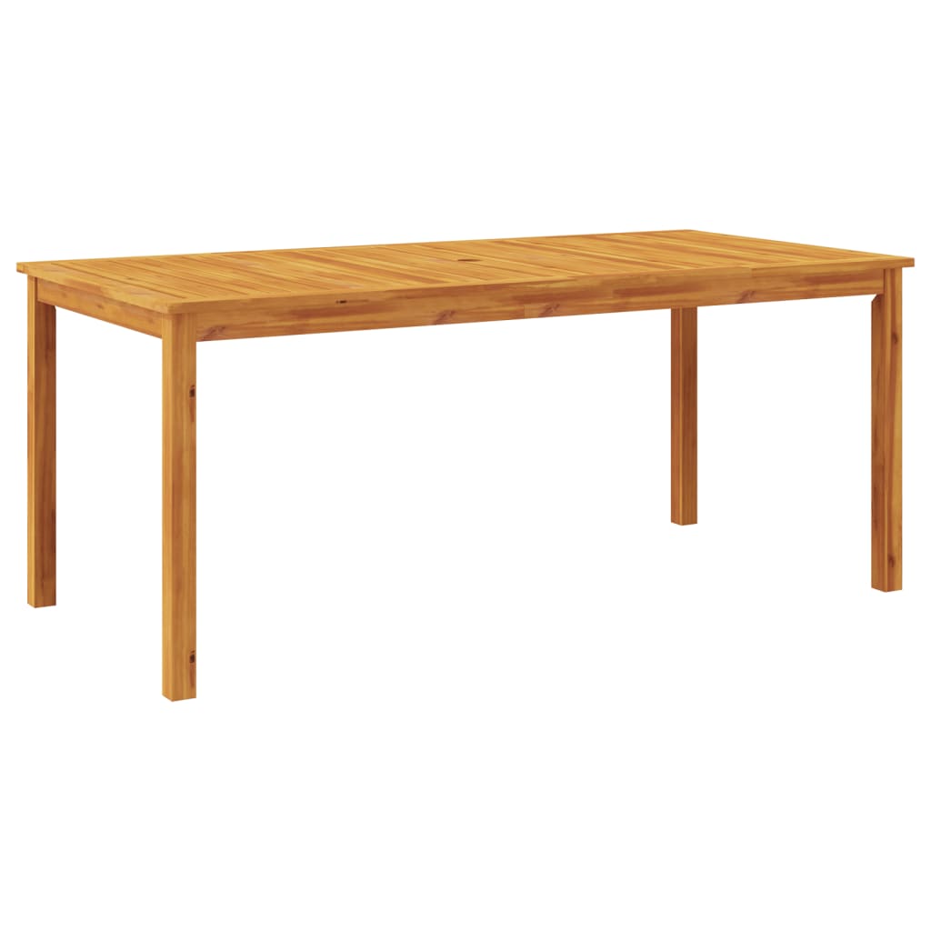 Garden dining table 180x90x75 cm solid acacia wood