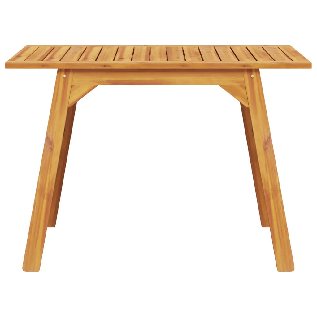 Garden dining table 110x56x75 cm solid acacia wood