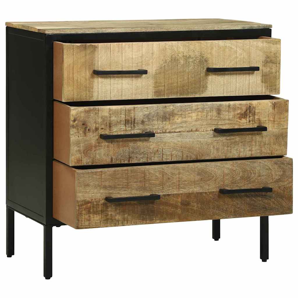 Sideboard Braun 70 x 35 x 70 cm Massivholz Mango