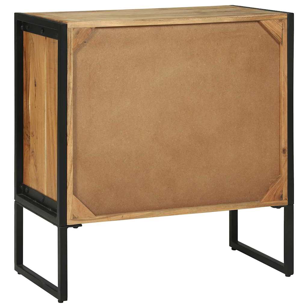 Sideboard Braun 70 x 35 x 75 cm Massivholz Akazie