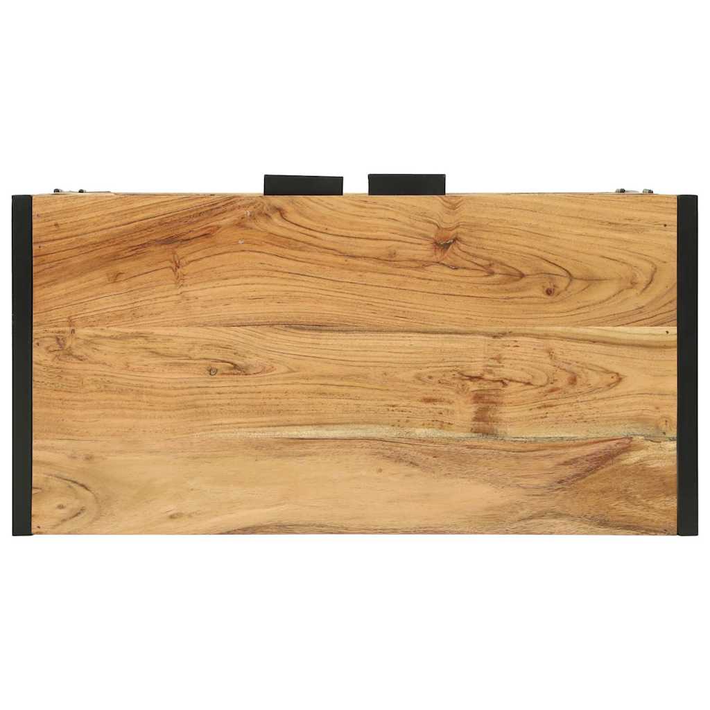 Sideboard Braun 70 x 35 x 75 cm Massivholz Akazie