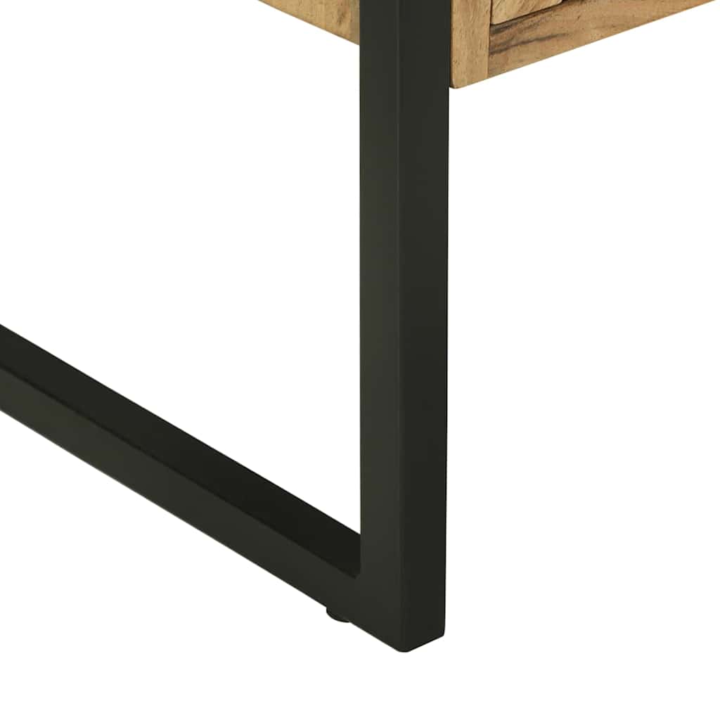 Sideboard Braun 100 x 30 x 75 cm Massivholz Akazie