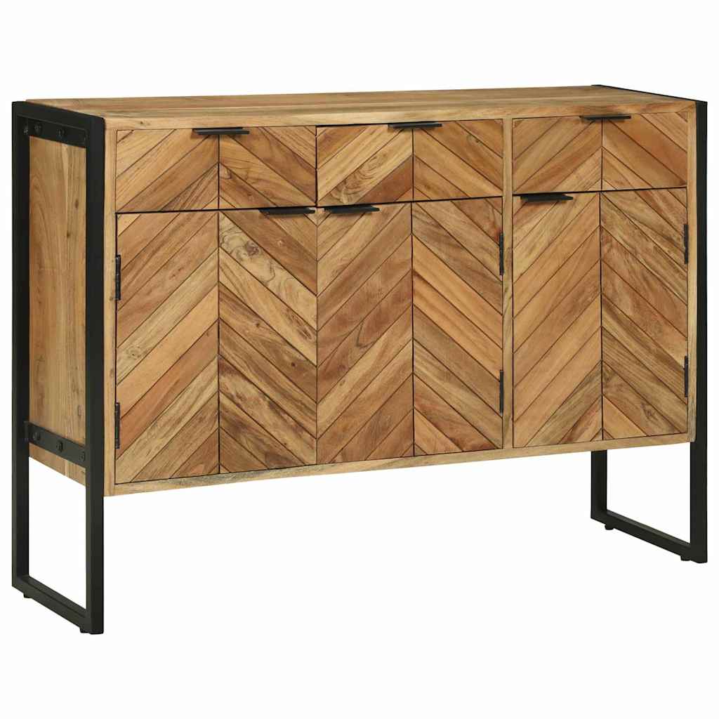 Sideboard Braun 100 x 30 x 75 cm Massivholz Akazie