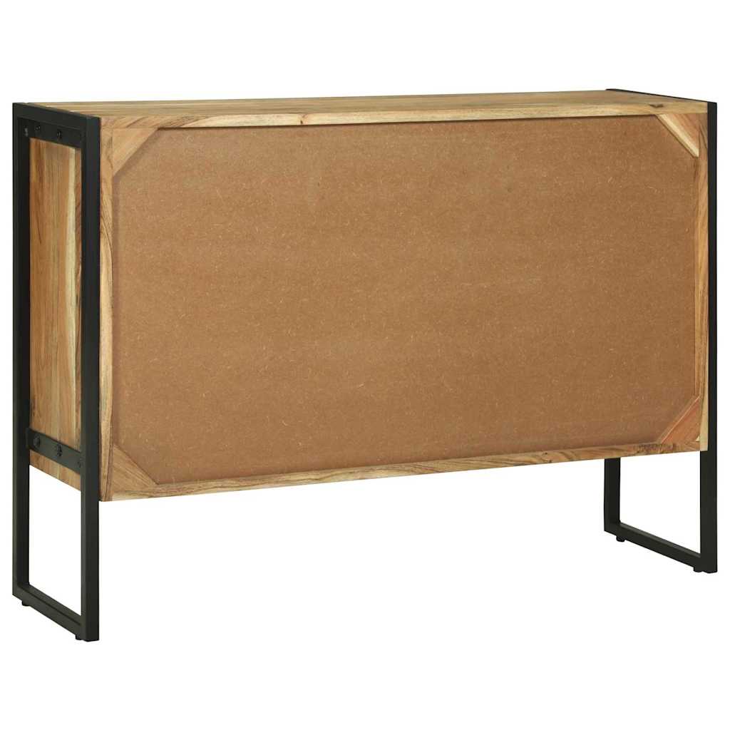 Sideboard Braun 100 x 30 x 75 cm Massivholz Akazie