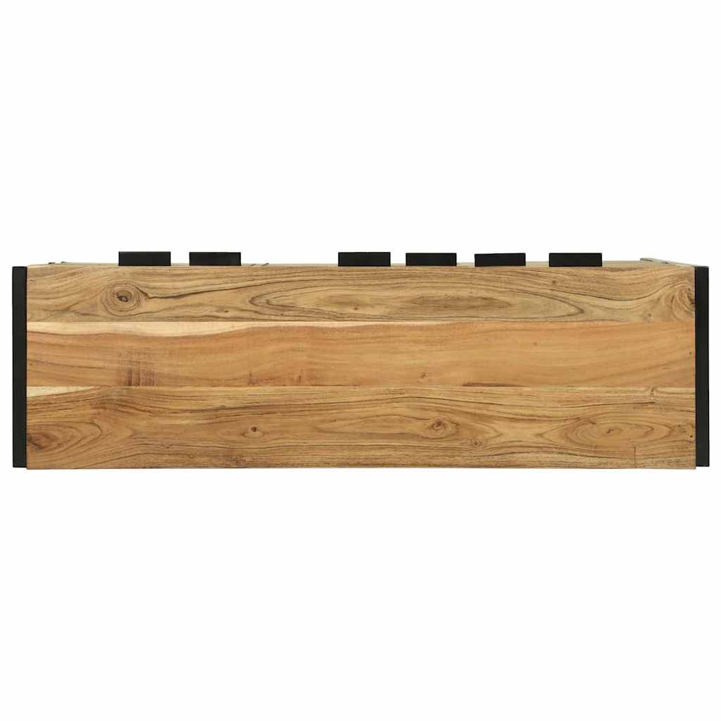 Sideboard Braun 100 x 30 x 75 cm Massivholz Akazie