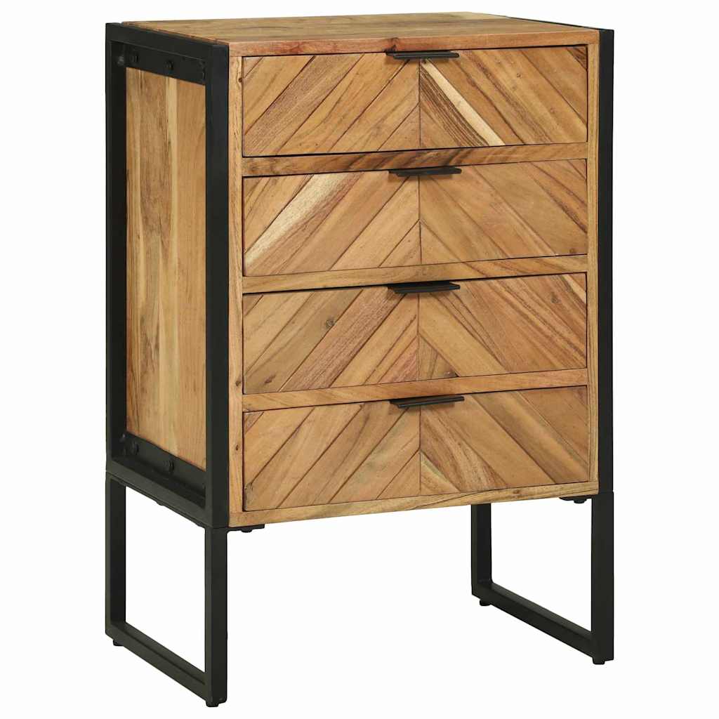 Sideboard Braun 50 x 35 x 75 cm Massivholz Akazie