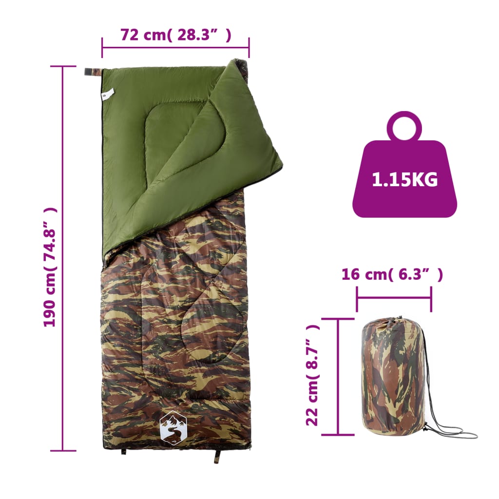 Sleeping bag for adults camping 3 seasons