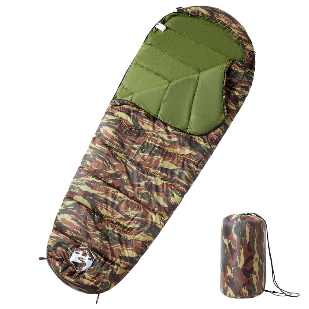 Mummy sleeping bag for adults camping 3 seasons