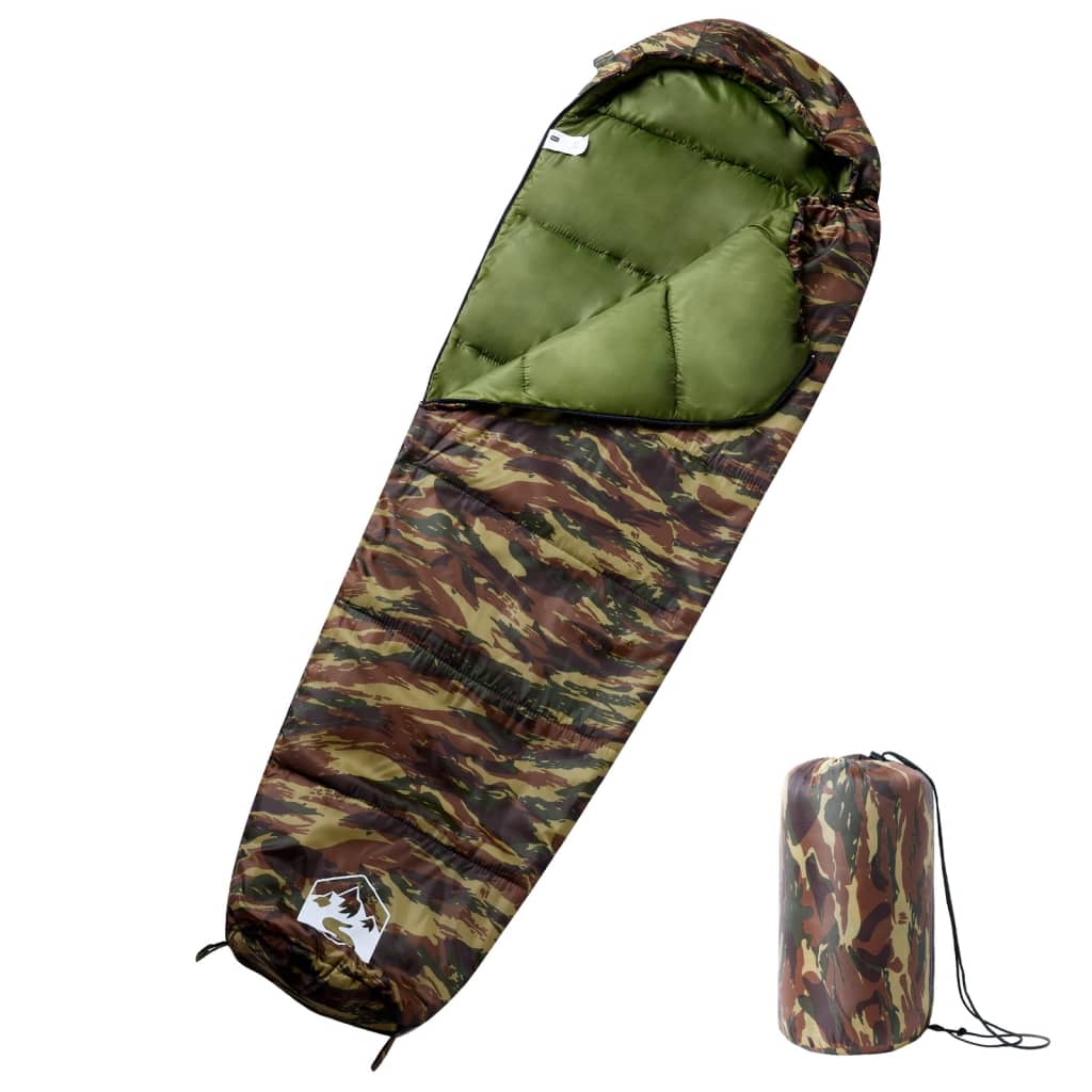 Mummy sleeping bag for adults camping 3 seasons