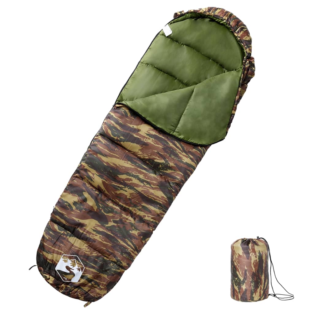 Mummy sleeping bag for adults camping 3 seasons