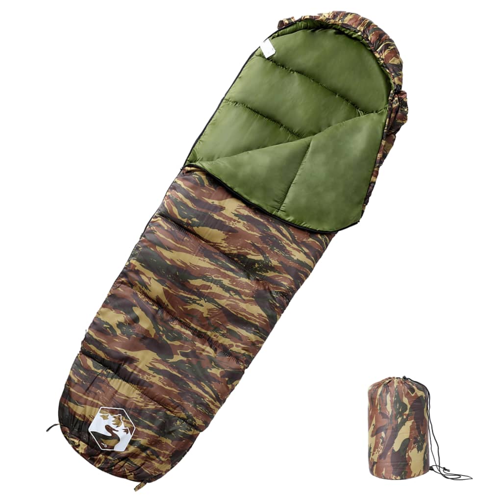 Mummy sleeping bag for adults camping 3 seasons