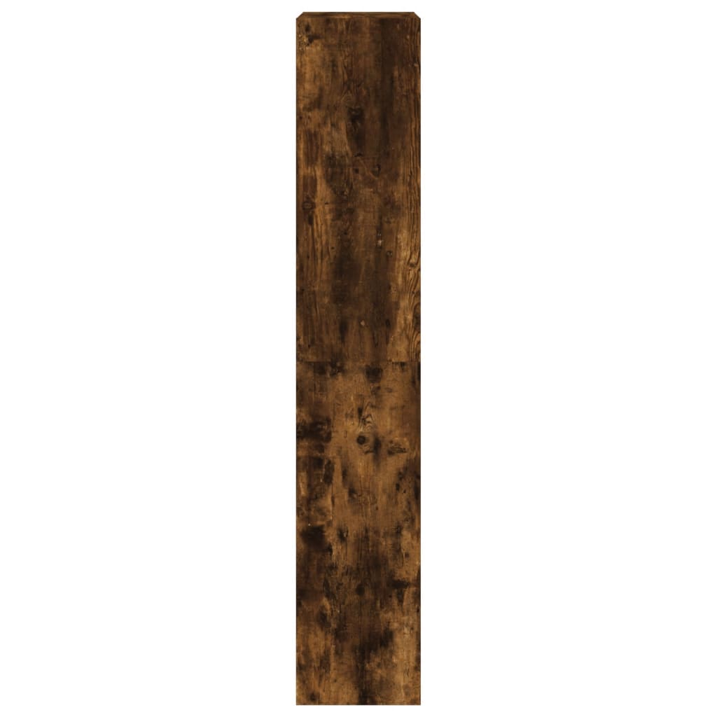 Shoe cabinet with 4 doors smoked oak 60x34x187.5 cm