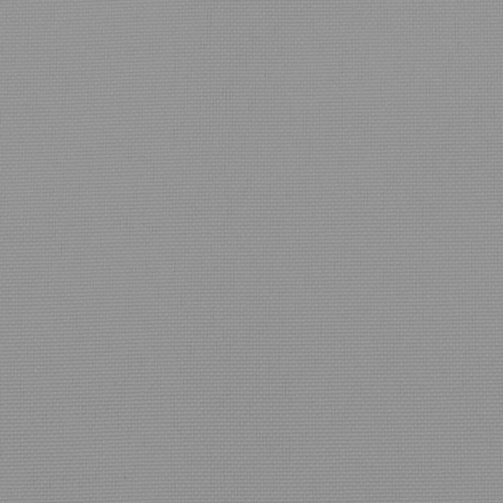 Niedriglehner-Auflagen 2 Stk. Grau Oxford-Gewebe