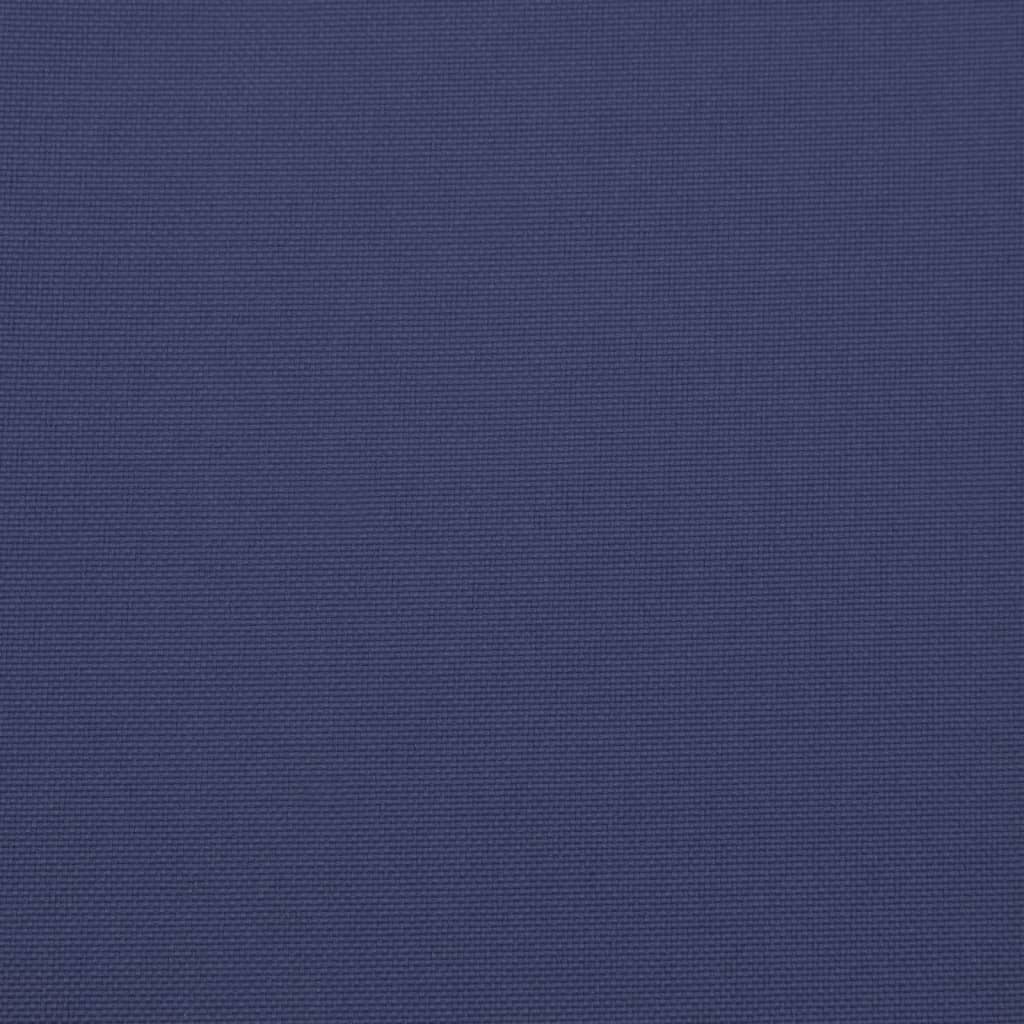 Palettenkissen-Set Marineblau 70x40x12 cm Stoff