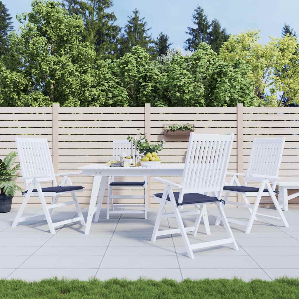 Palettenkissen 4 Stk. Marineblau 40x40x4 cm Oxford-Gewebe