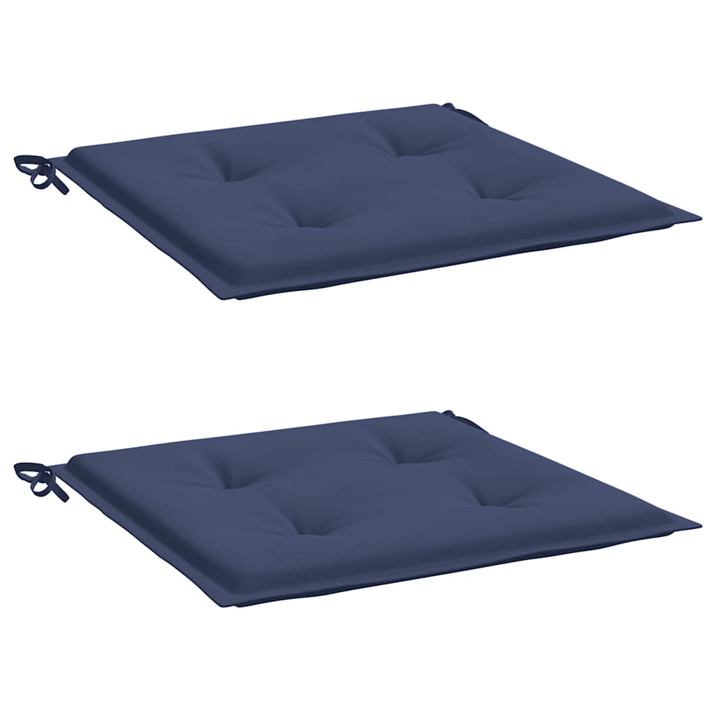 Palettenkissen 2 Stk. Marineblau 50x50x4 cm Oxford-Gewebe