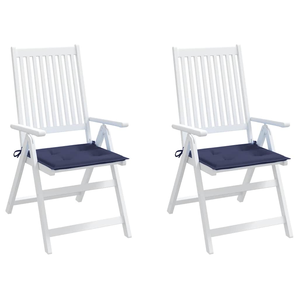 Palettenkissen 2 Stk. Marineblau 50x50x4 cm Oxford-Gewebe