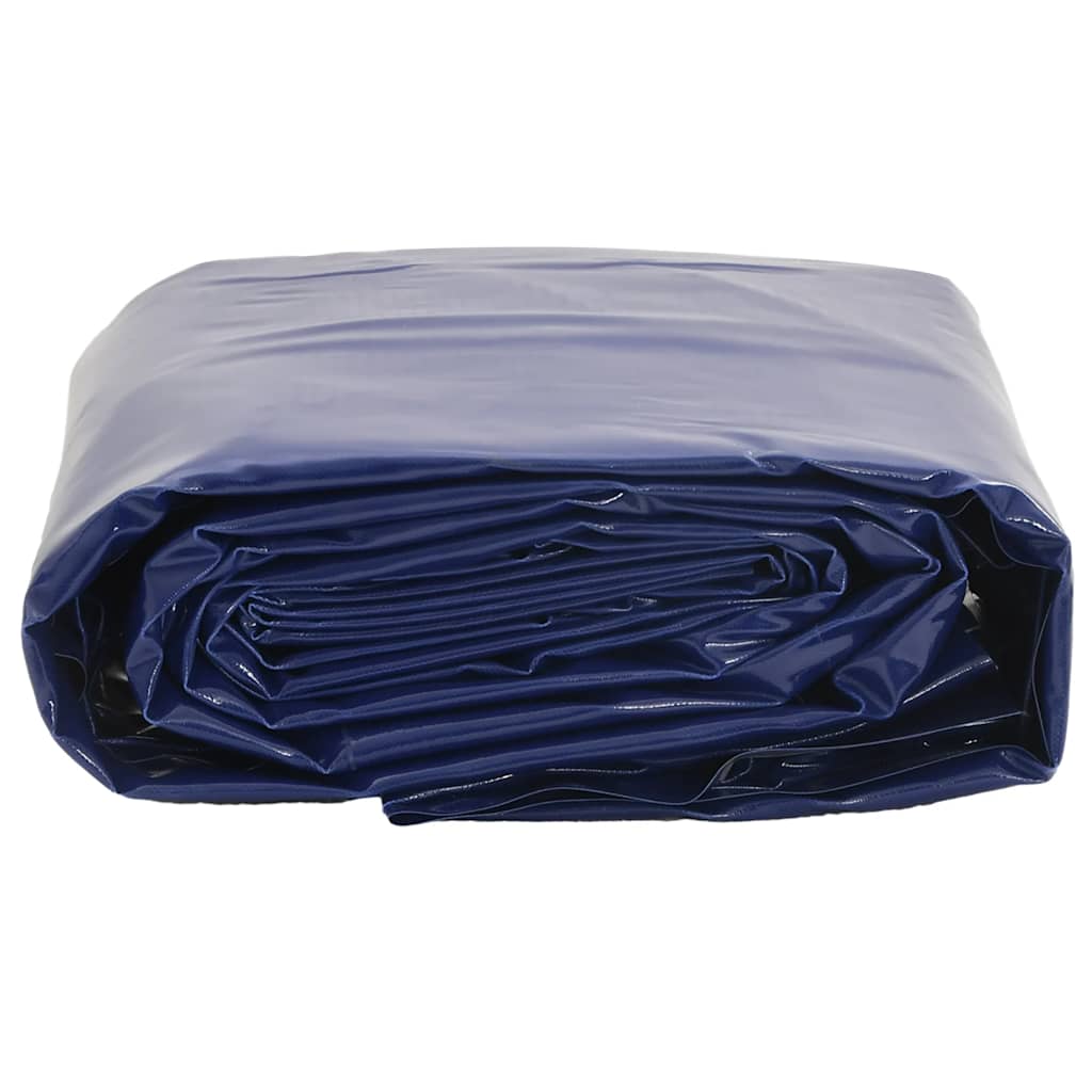 Blue tarpaulin 5x6 m 650 g/m²