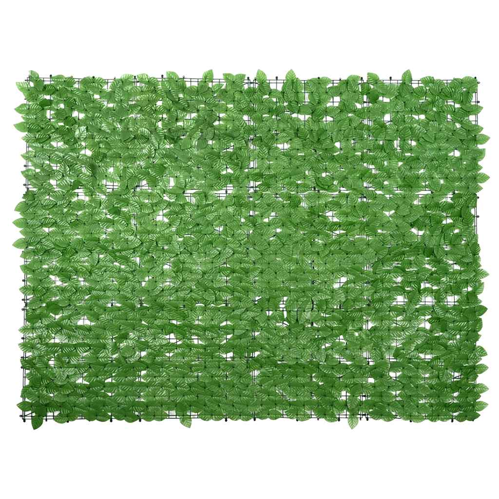Balkon-Sichtschutz mit Grünen Blättern 200x150 cm