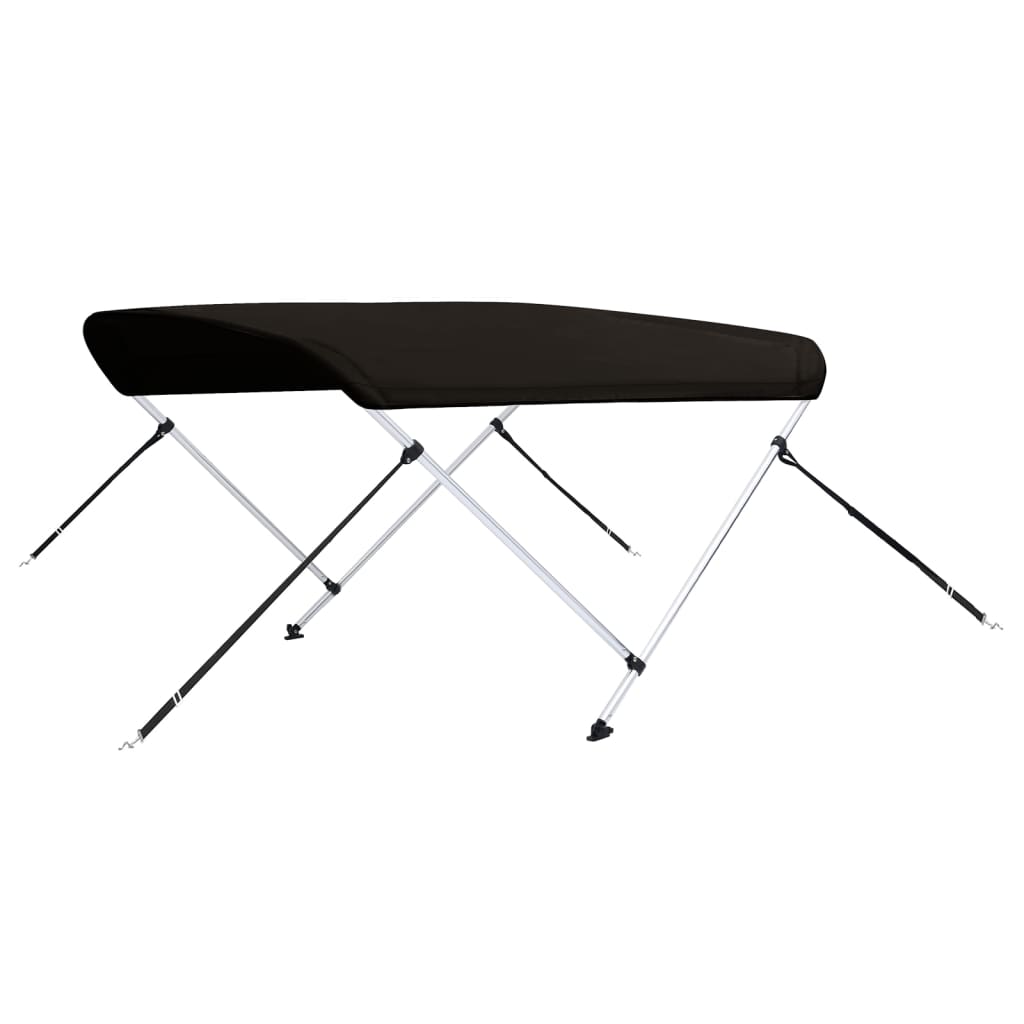 2-Bow Bimini Top Schwarz 180x130x110 cm