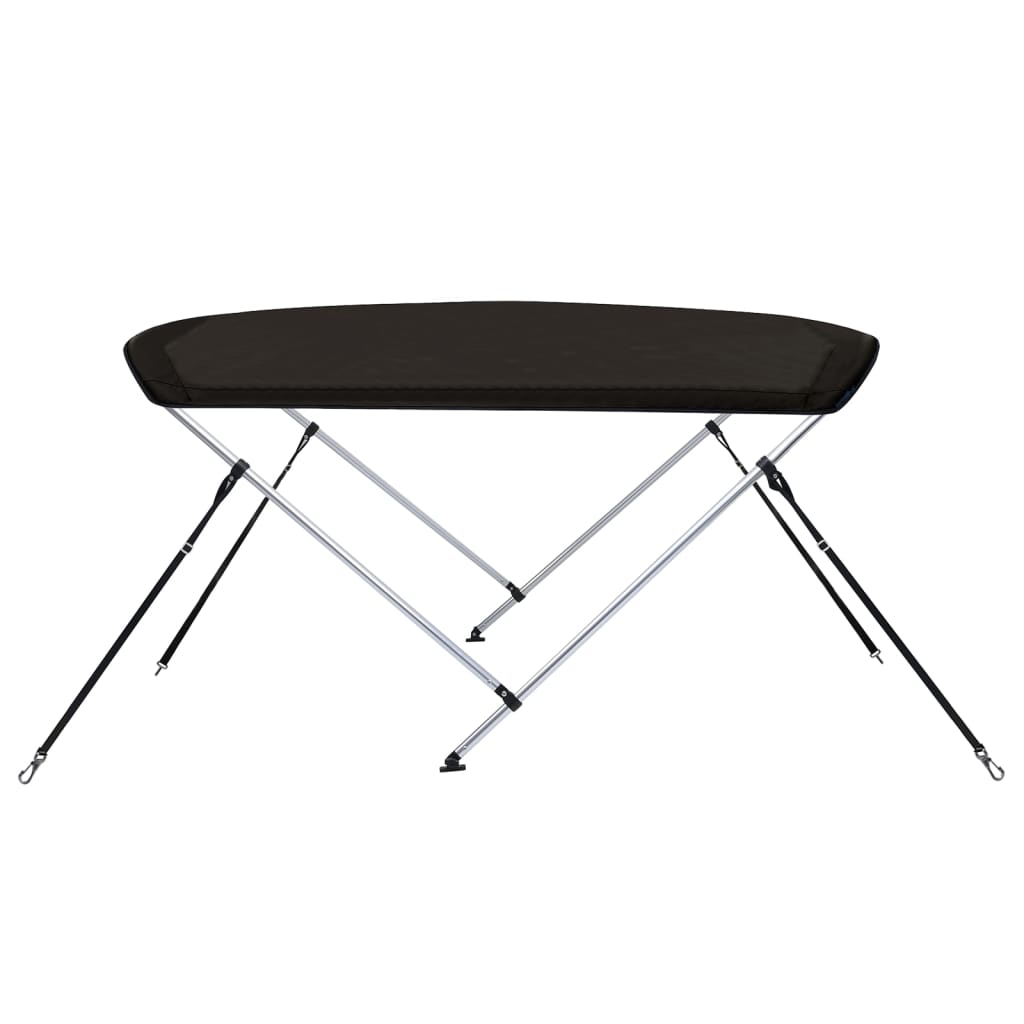 2-Bow Bimini Top Schwarz 180x150x110 cm