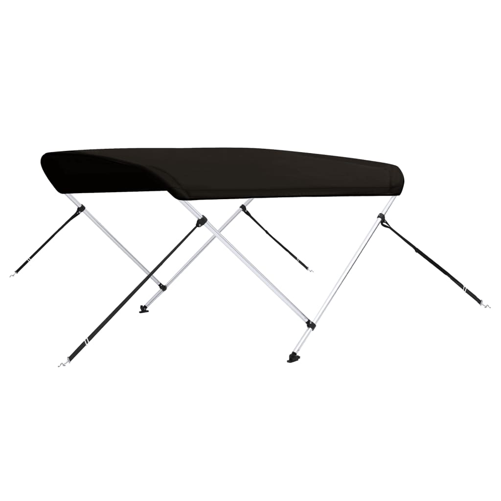 2-Bow Bimini Top Schwarz 180x150x110 cm