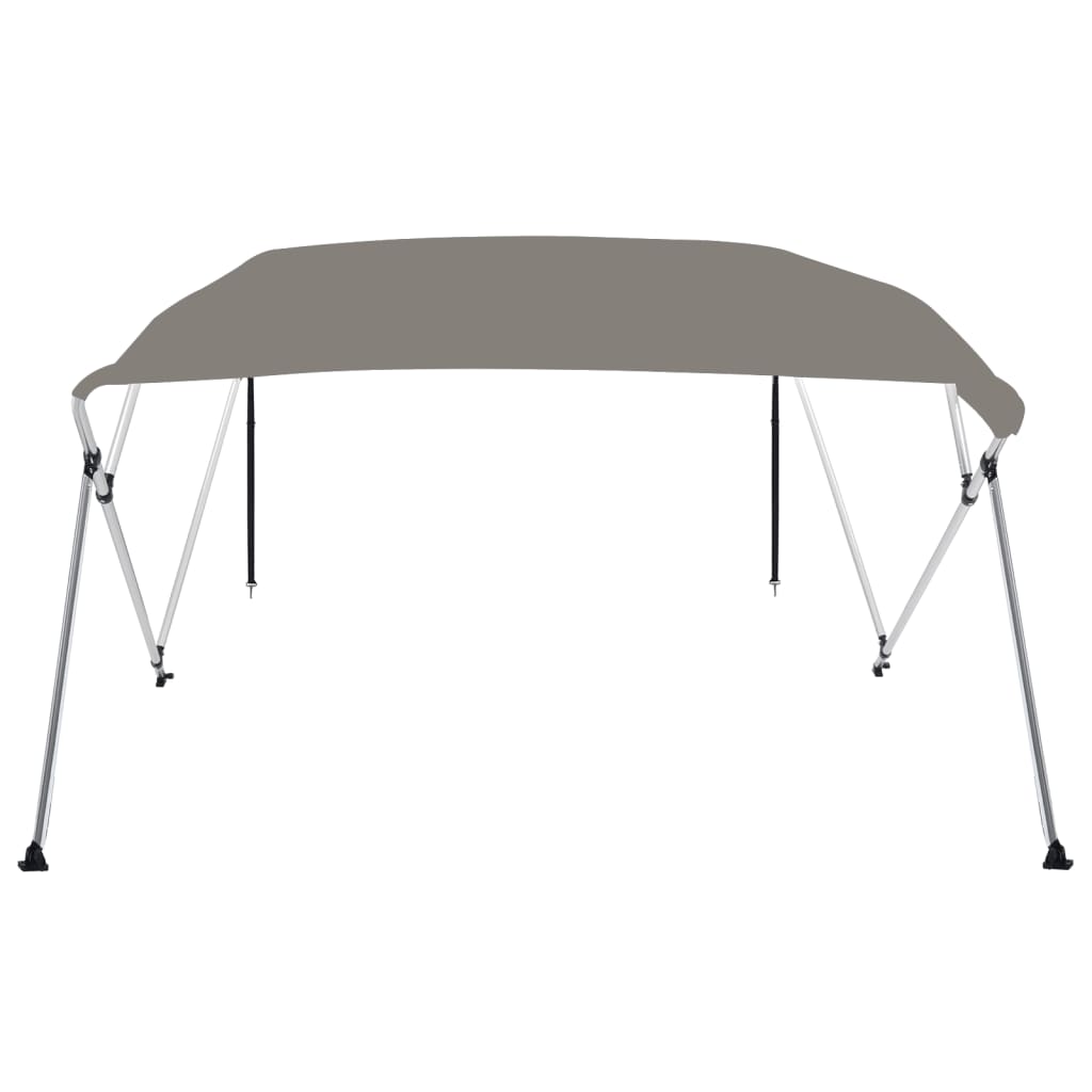 4-Bow Bimini-Top Grau 243x210x137 cm