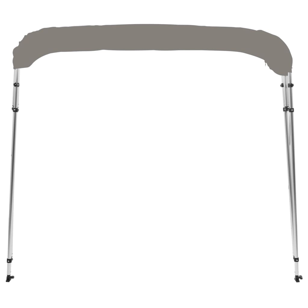 4-Bow Bimini-Top Grau 243x210x137 cm