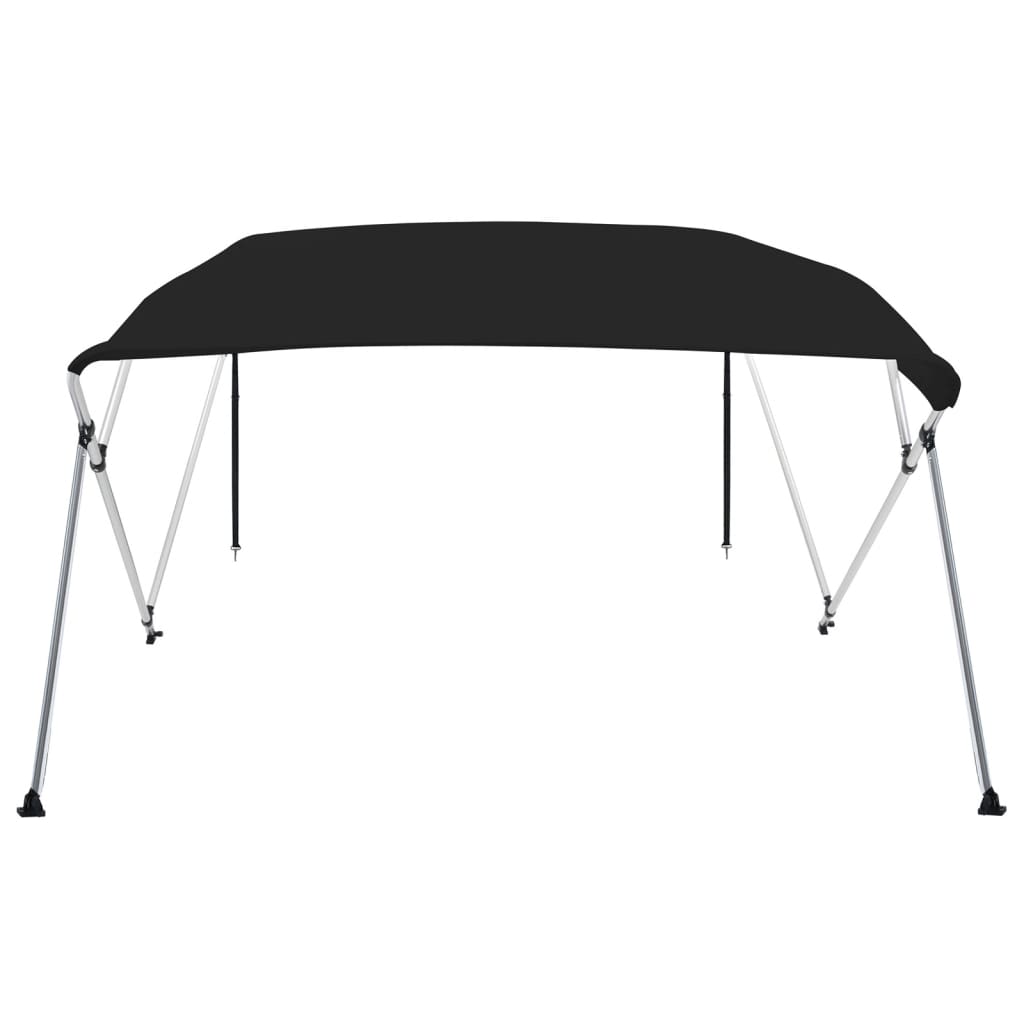 4-Bow Bimini-Top Schwarz 243x180x137 cm