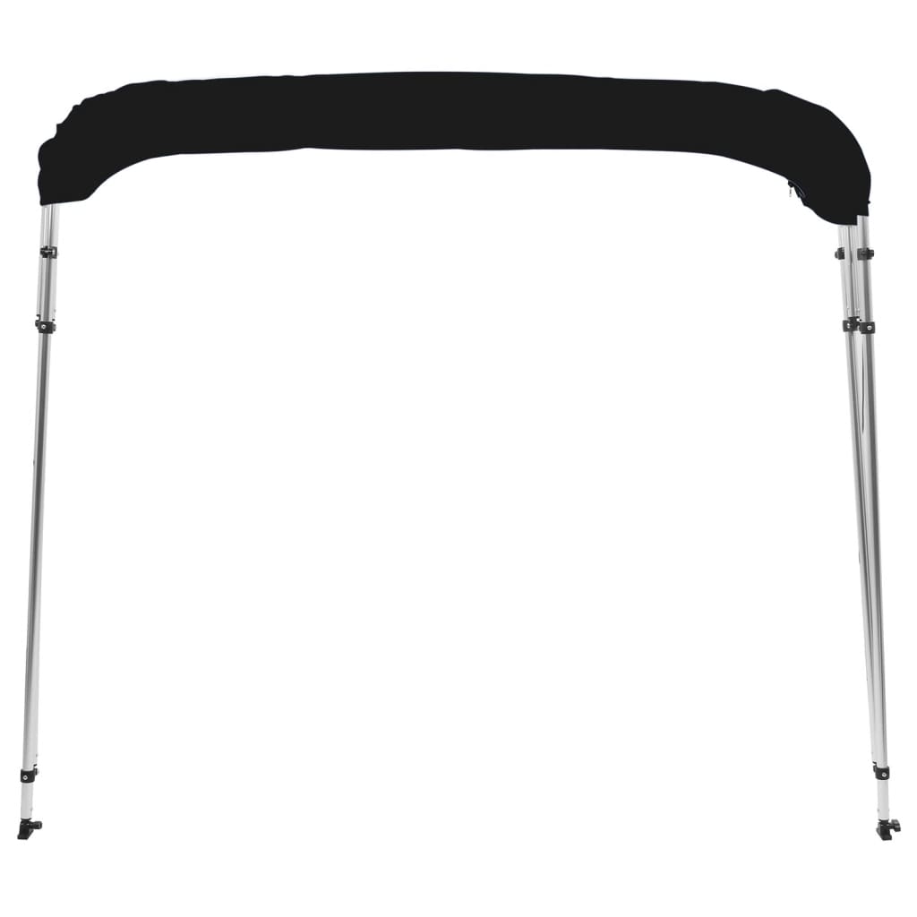 4-Bow Bimini-Top Schwarz 243x180x137 cm