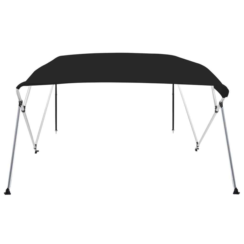 4-Bow Bimini-Top Schwarz 243x196x137 cm