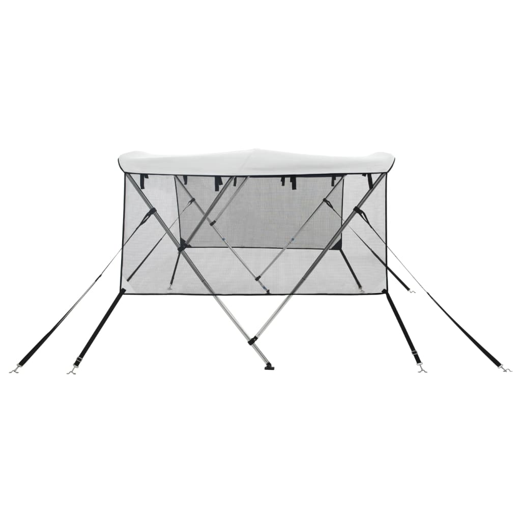 3-Bow Bimini-Top mit Mesh-Seitenteilen 183x(137-152)x137 cm