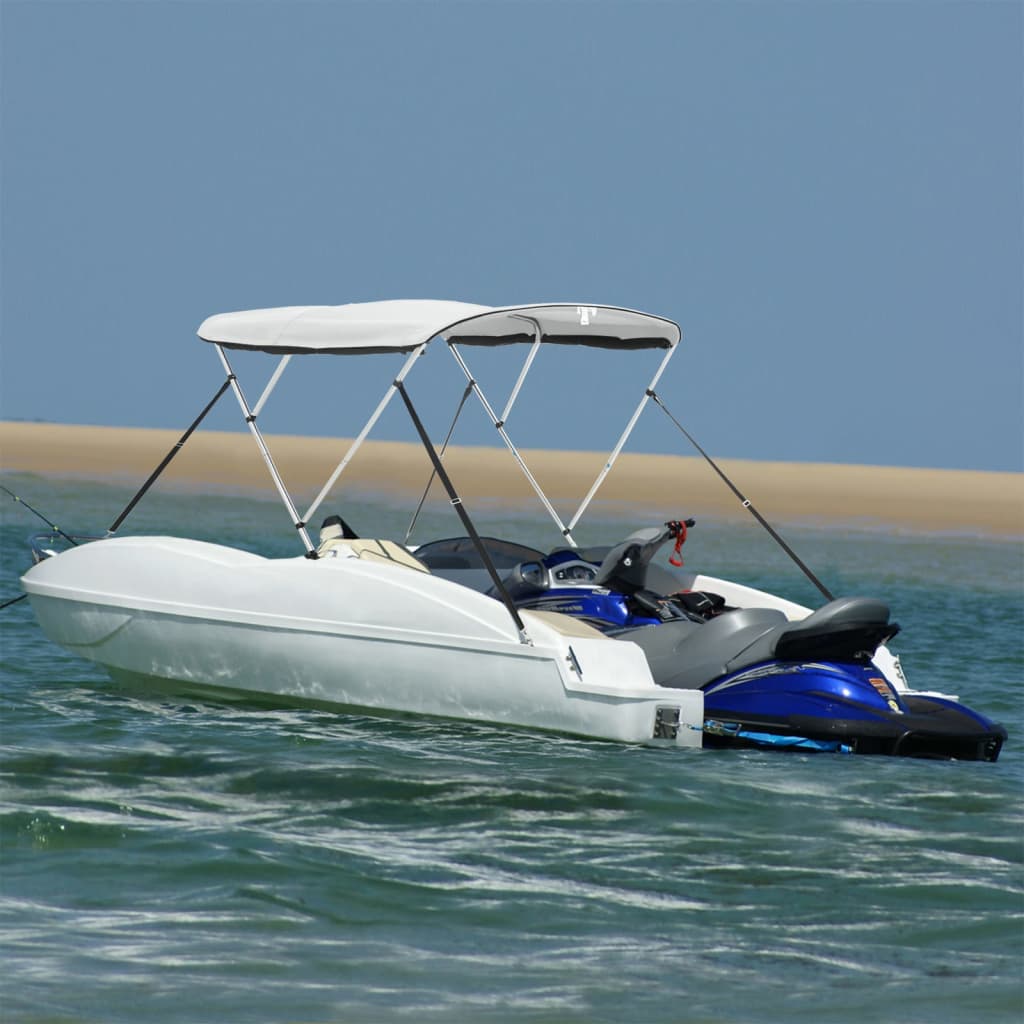 3-Bow Bimini-Top mit Mesh-Seitenteilen 183x(137-152)x137 cm