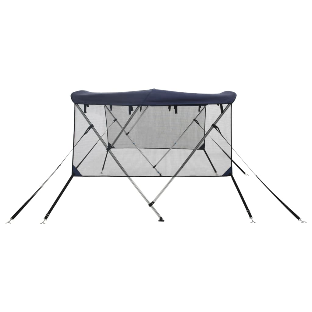 3-Bow Bimini-Top mit Mesh-Seitenteilen 183x(154-167)x137 cm
