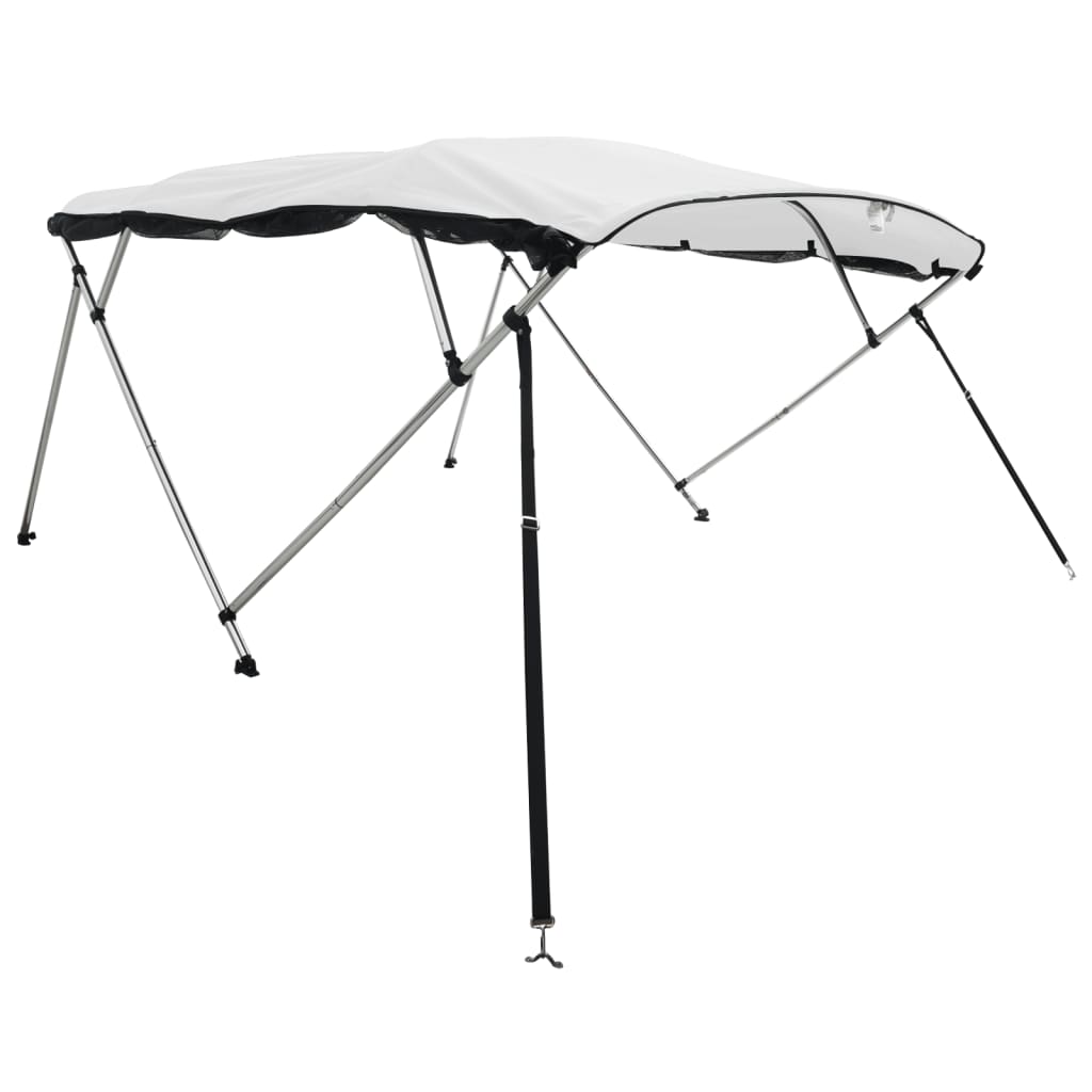 4-Bow Bimini-Top mit Mesh-Seitenteilen 243x(185-198)x137 cm