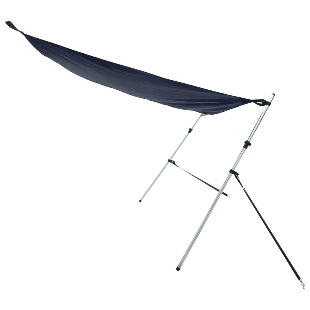 T-Top-Beschattungsverlängerung Blau 170x170x(115-183) cm
