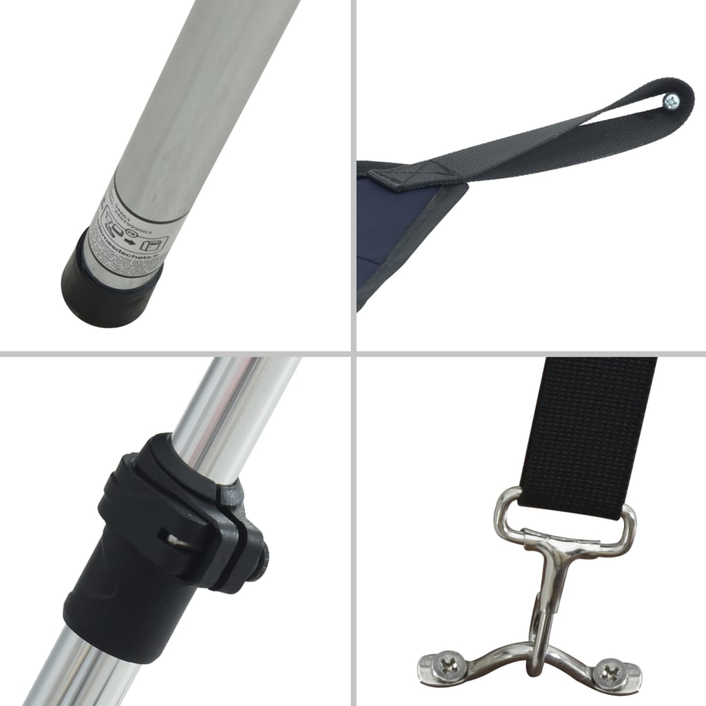 T-Top-Beschattungsverlängerung Marineblau 170x208x(115-183) cm