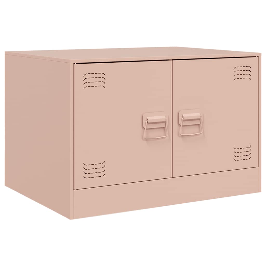 Couchtisch Rosa 67x50x44 cm Stahl