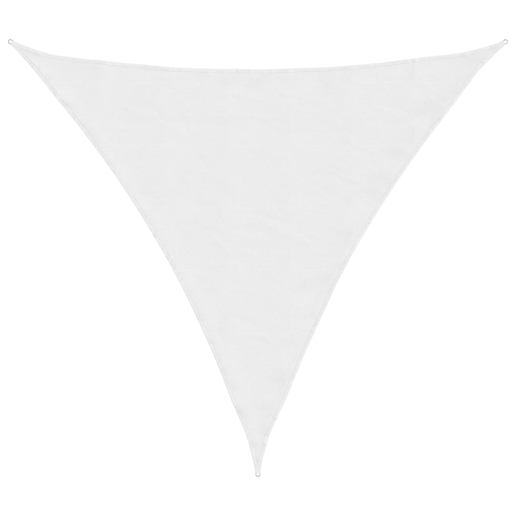 Sonnensegel Weiß 2x2x2 m 100% Polyester Oxford