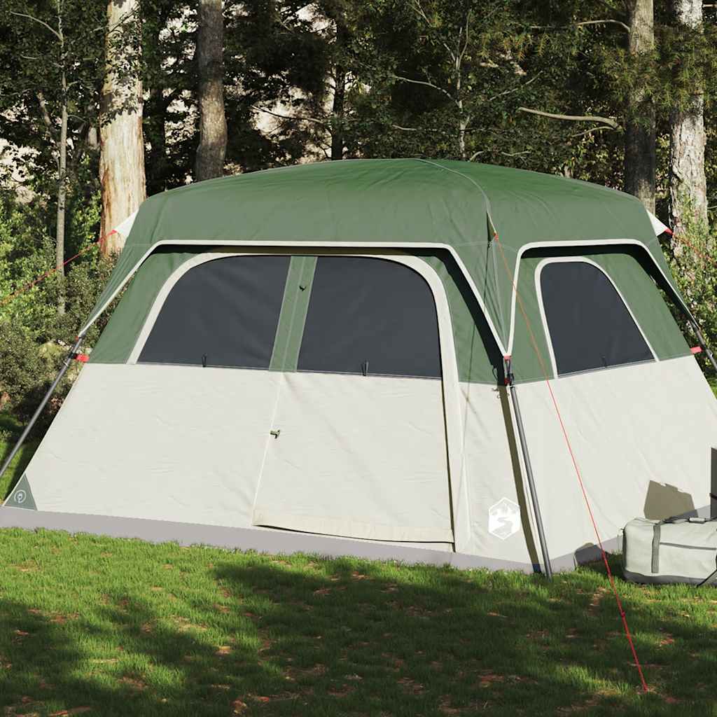 Family Tent for 6 Persons Green Waterproof