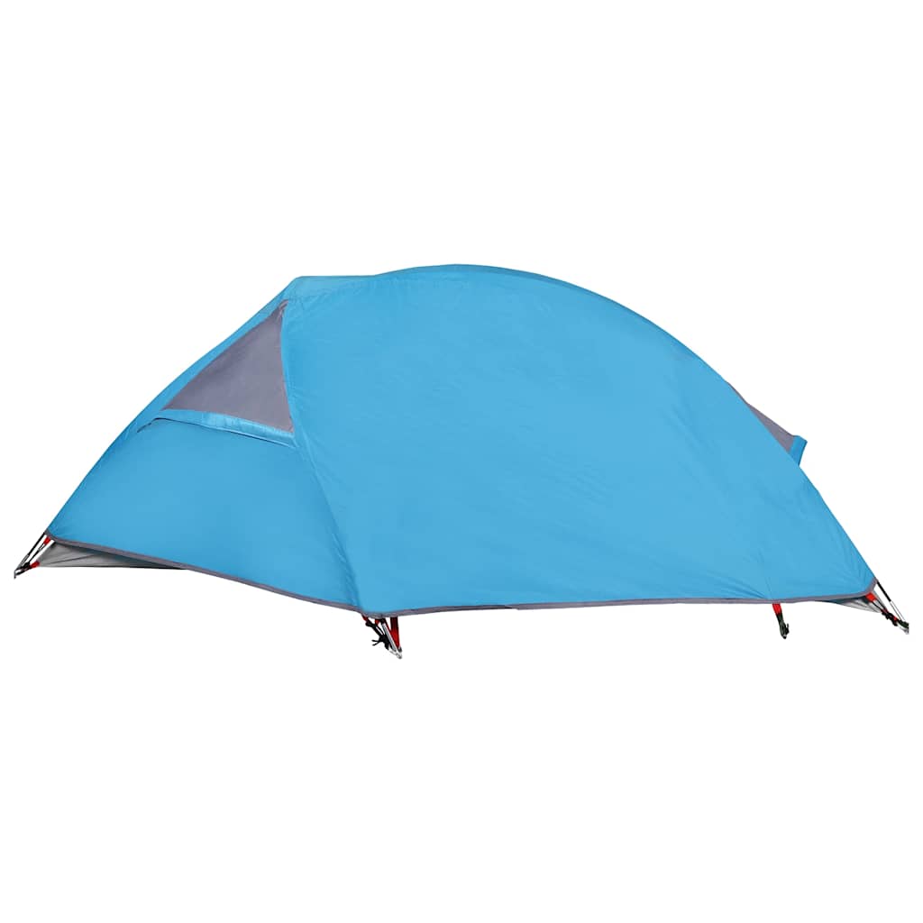 Dome Camping Tent 1 Person Blue Waterproof