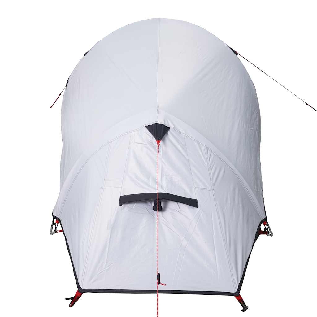 Tunnel Camping Tent 3 Persons White Dark Waterproof