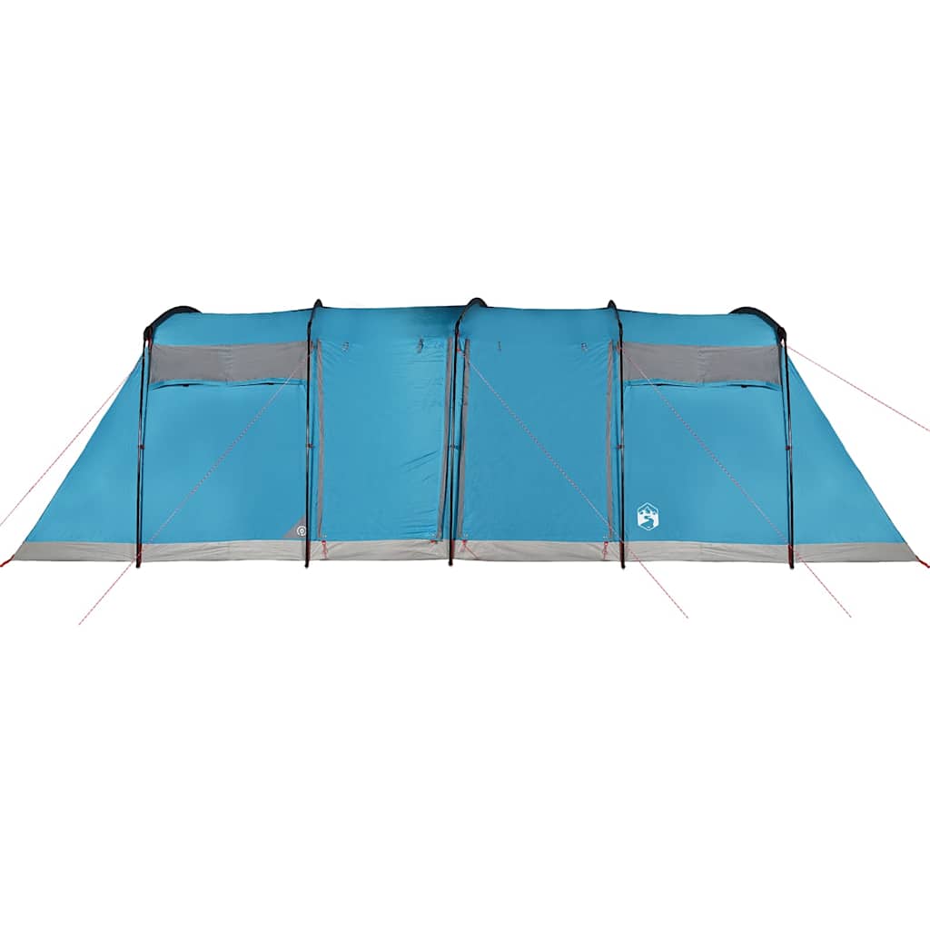 Tunnel Family Tent 10 Persons Blue Waterproof