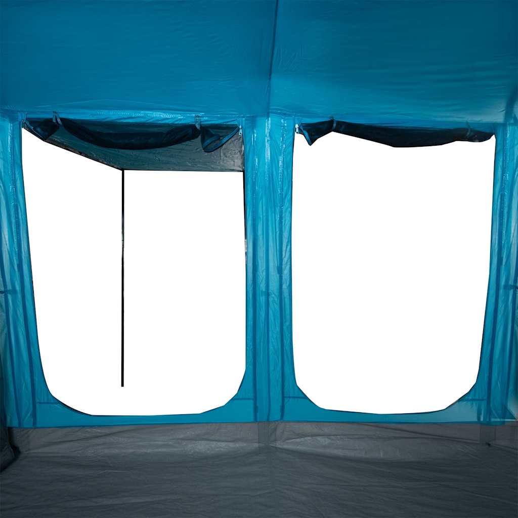 Tunnel Family Tent 10 Persons Blue Waterproof