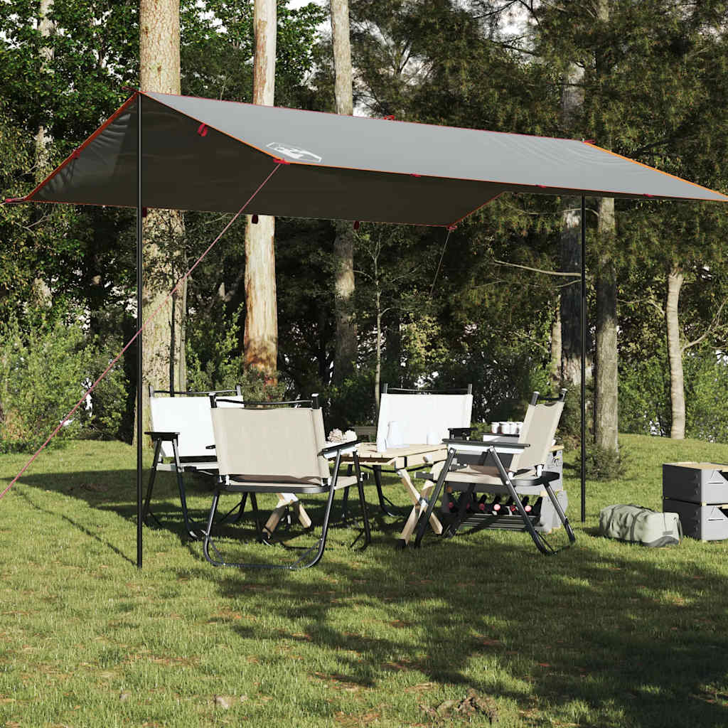 Tarp Grey and Orange 400x294 cm Waterproof