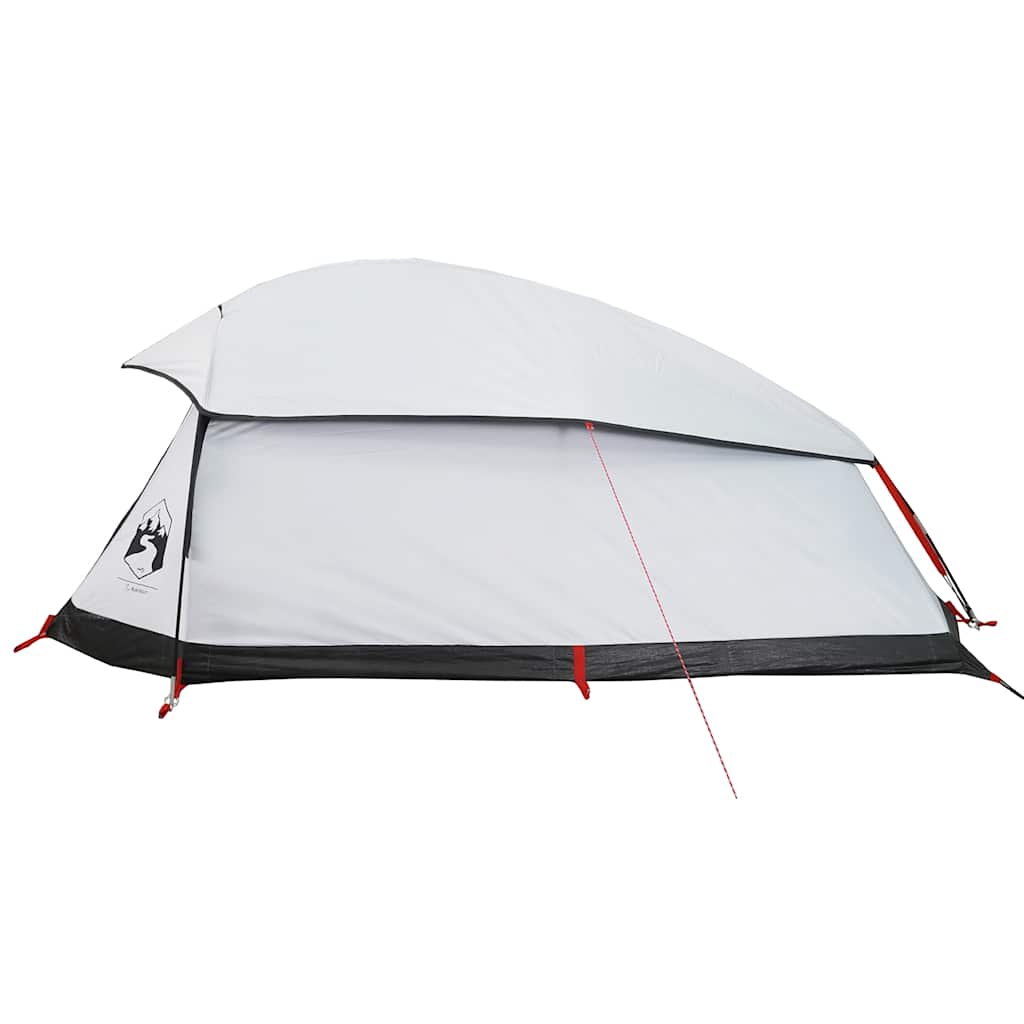 Dome Camping Tent 1 Person White Blackout Waterproof